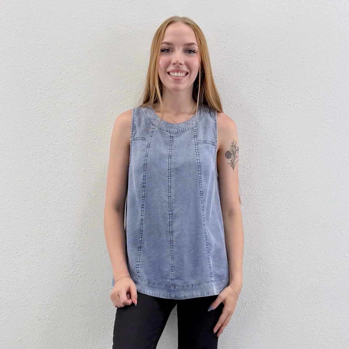 Chambray Top