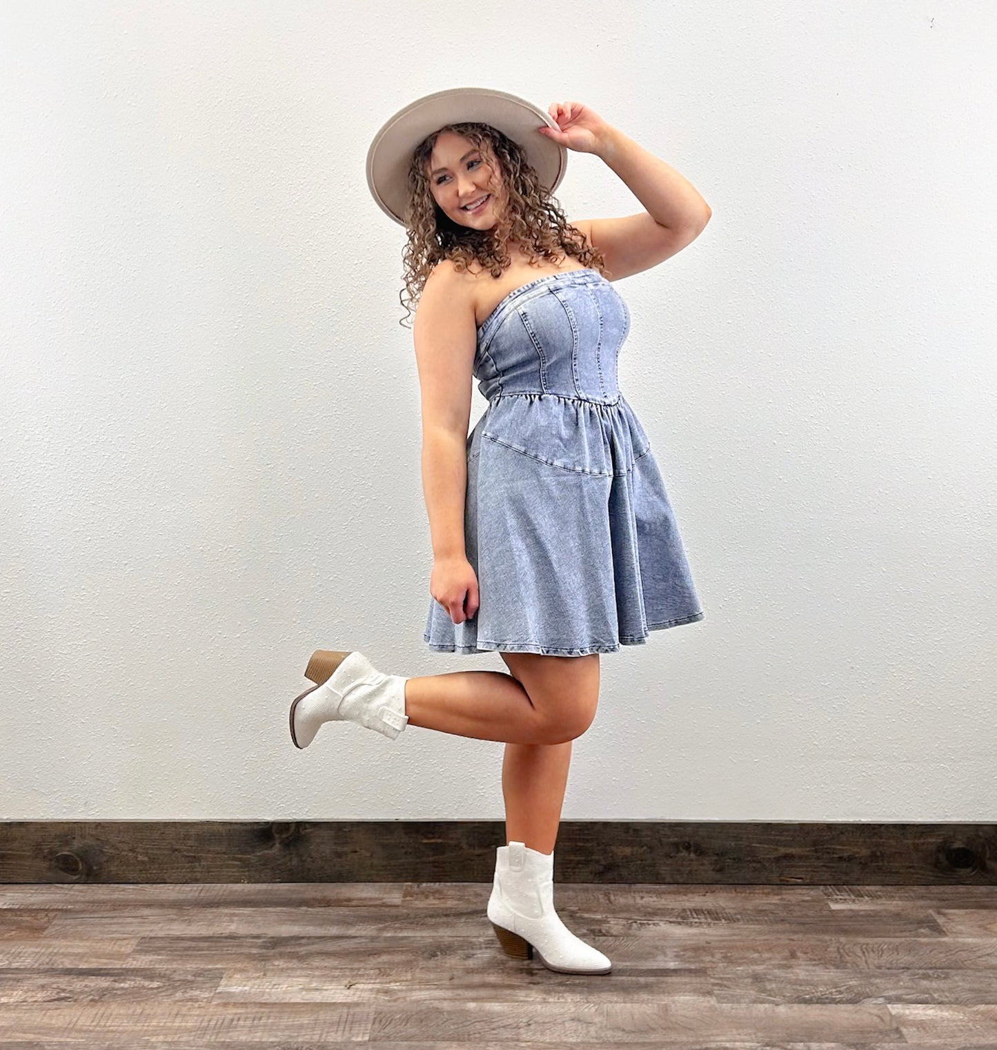 Denim Mini Dress