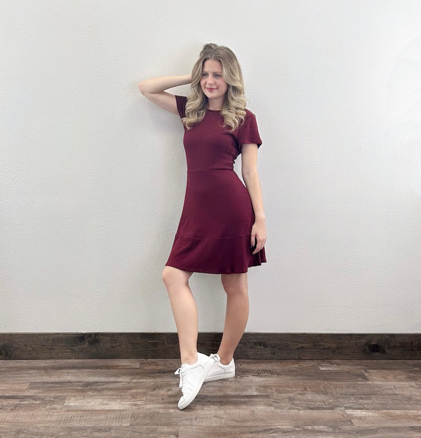 Hacci Skater Dress