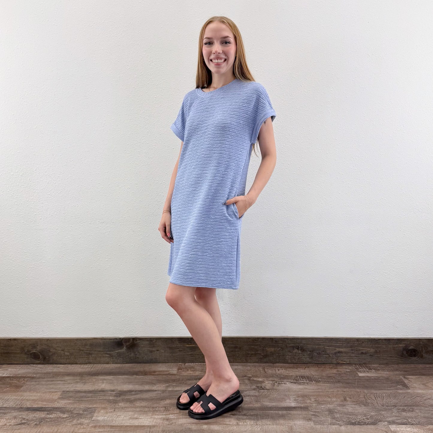 Crinkle T-Dress