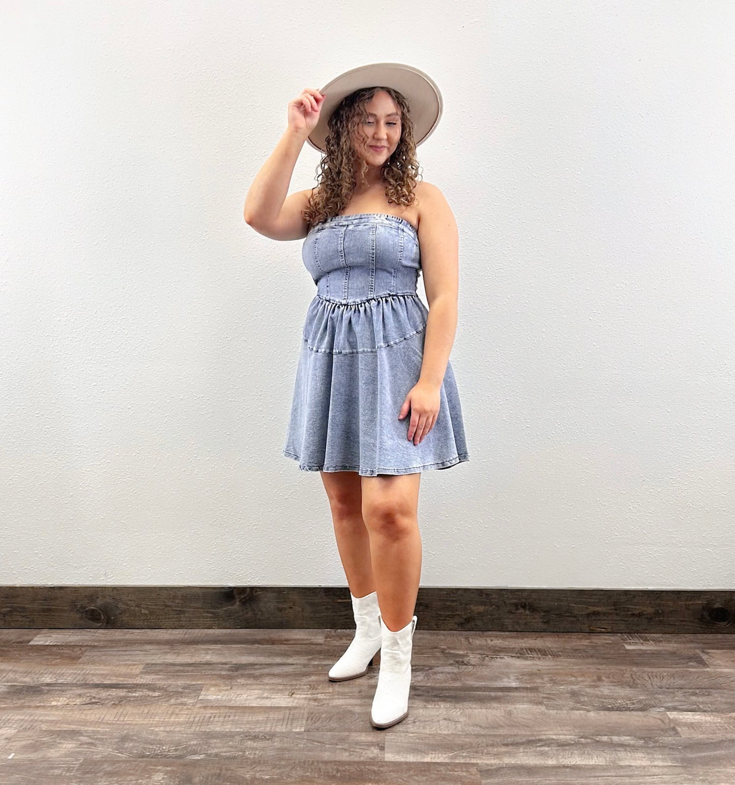 Denim Mini Dress