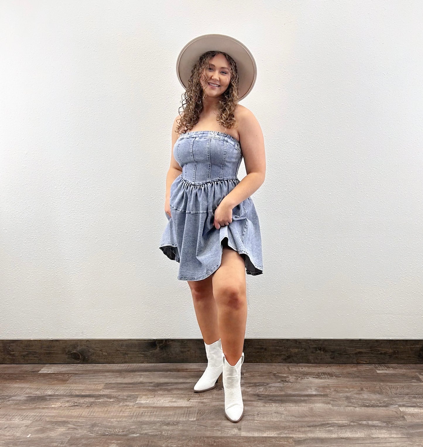 Denim Mini Dress
