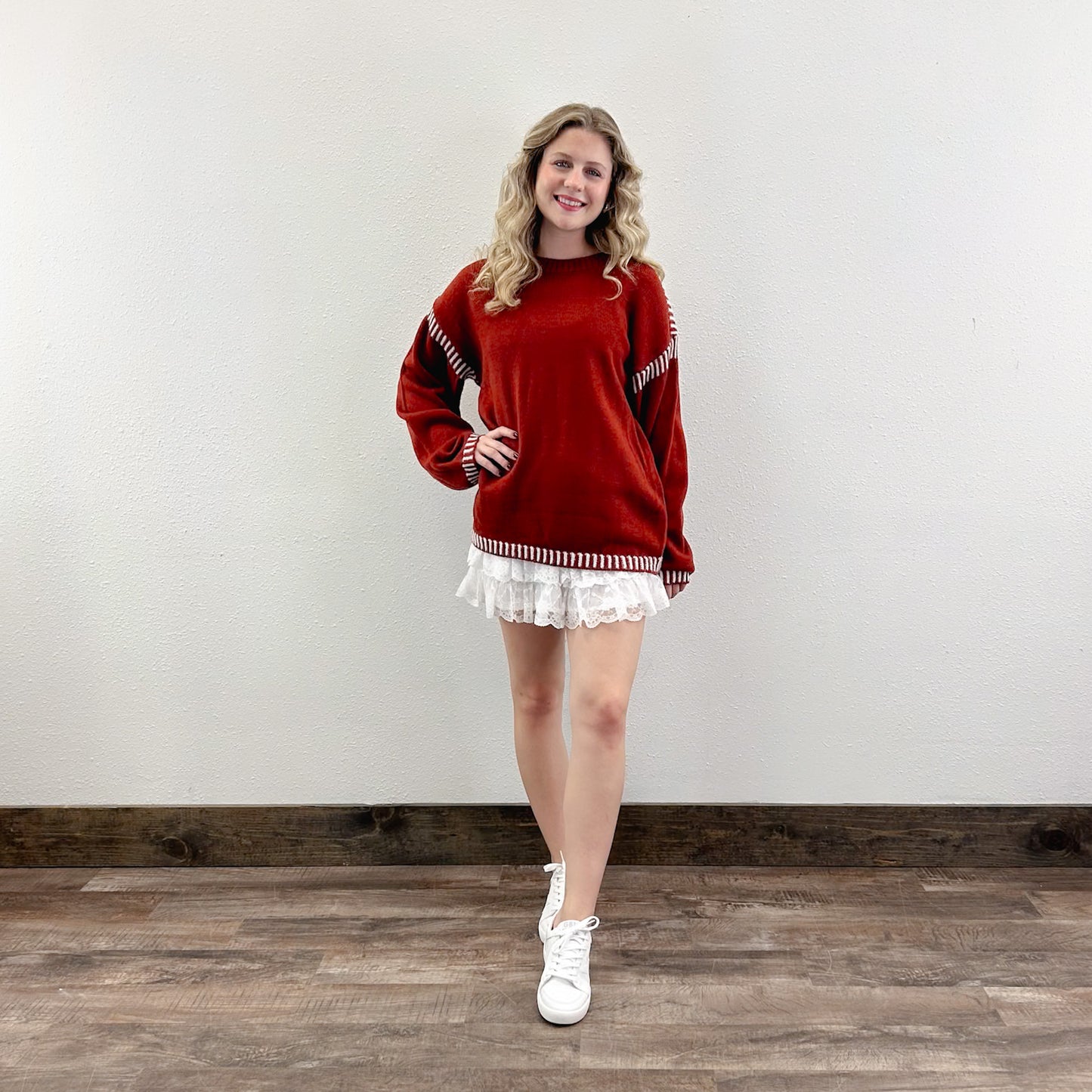 Lace Ruffle Skort