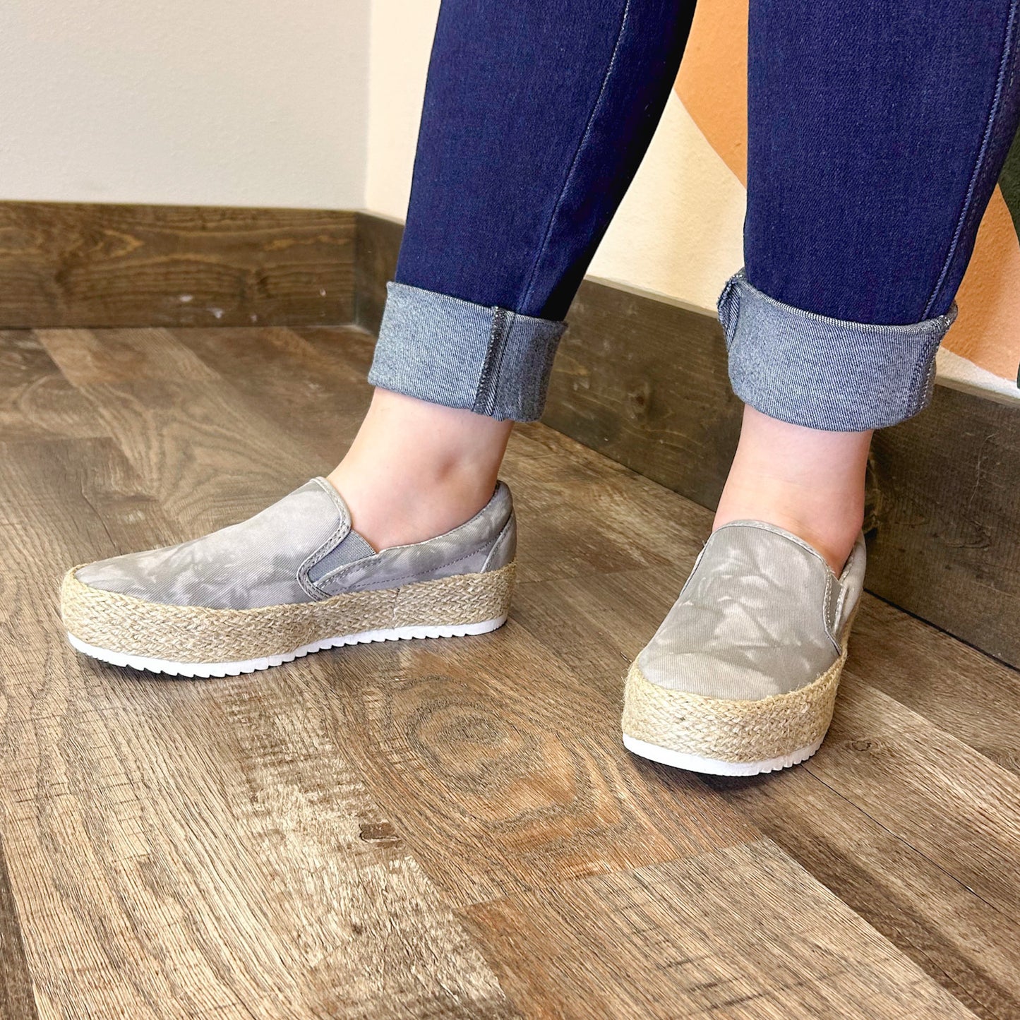Karina LT Grey Slip On