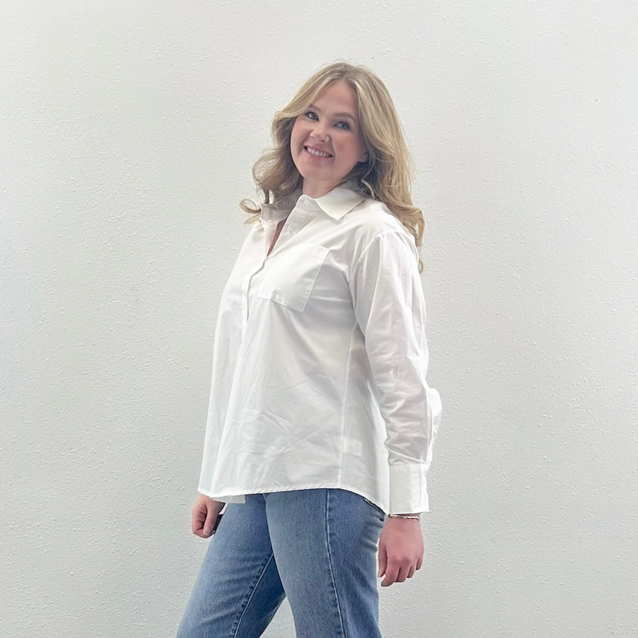 Lapel Button Down