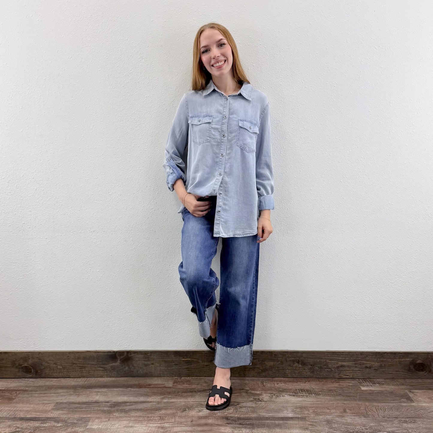 Chambray Button Down