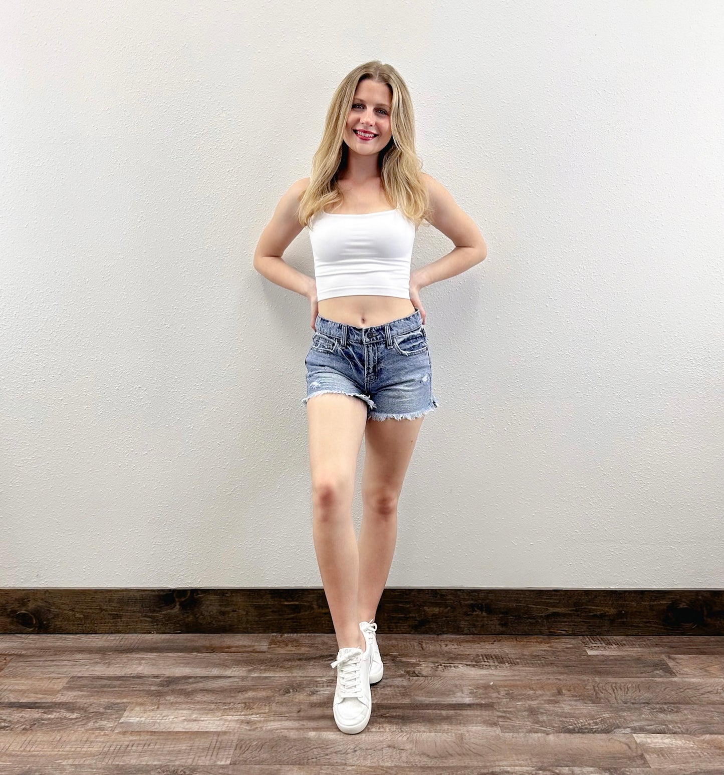 Hidden Frayed Shorts