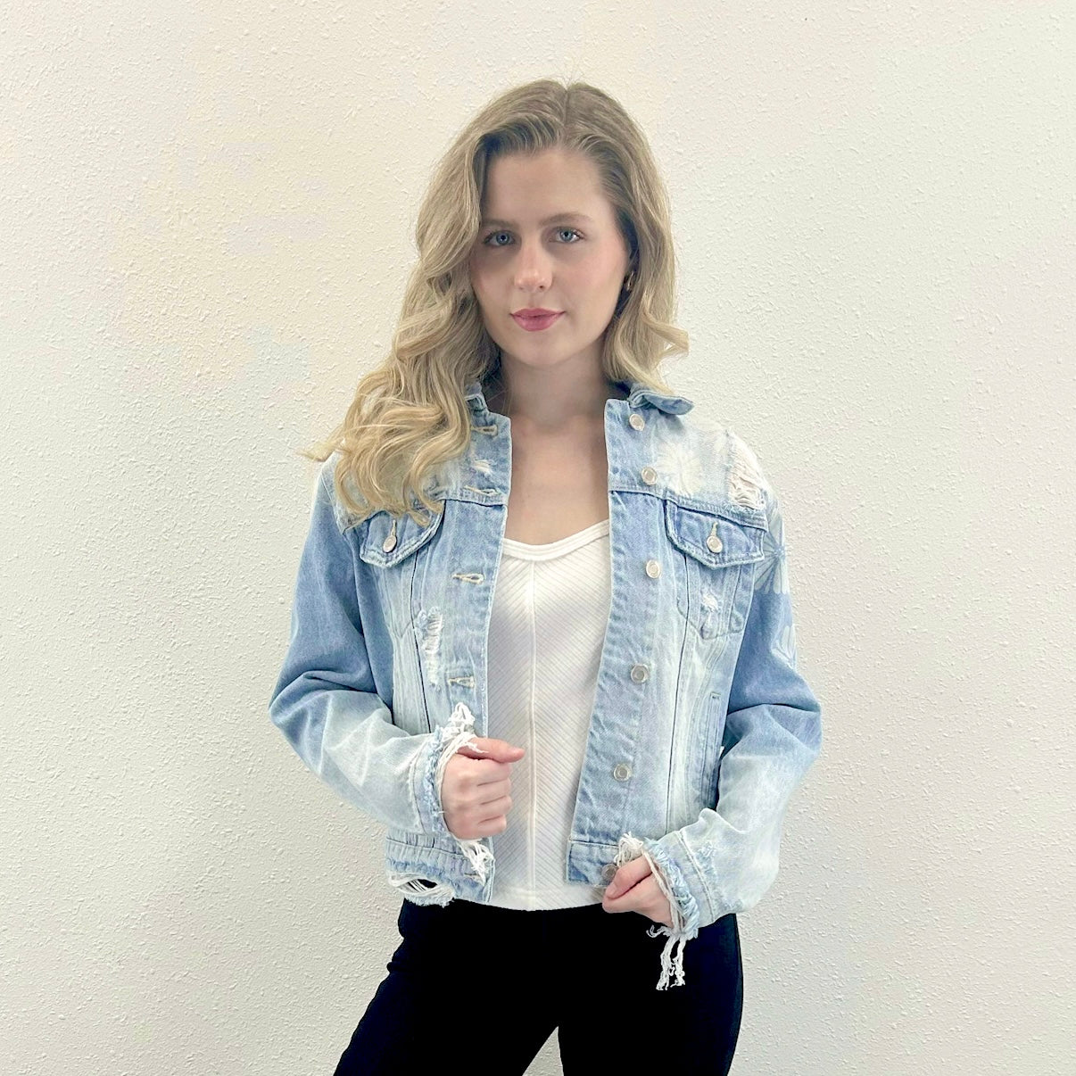 Flower Denim Jacket
