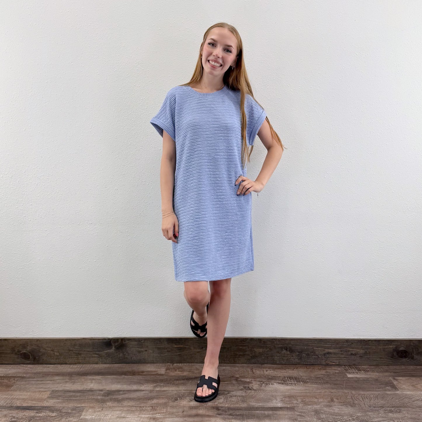 Crinkle T-Dress
