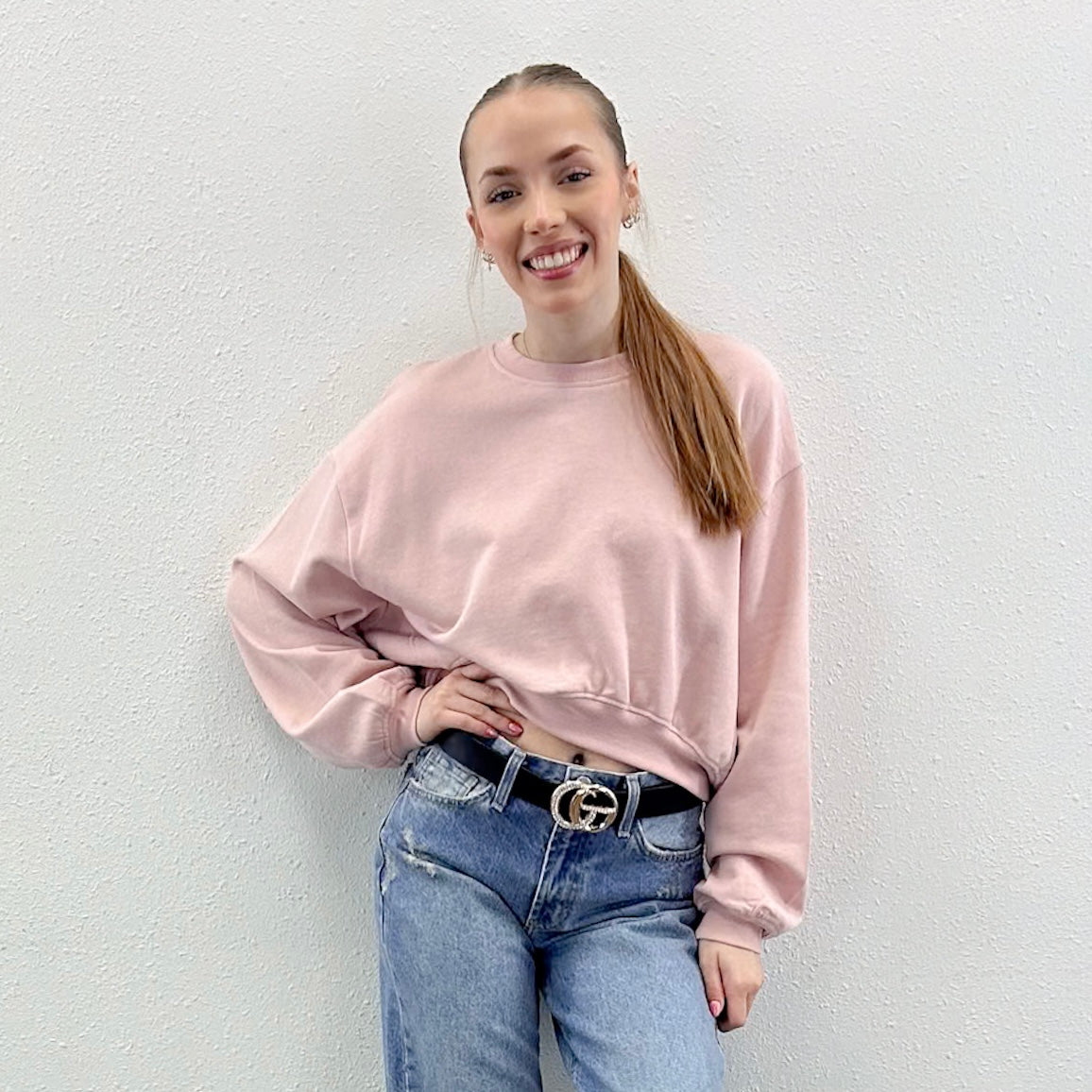 Crop Crewneck