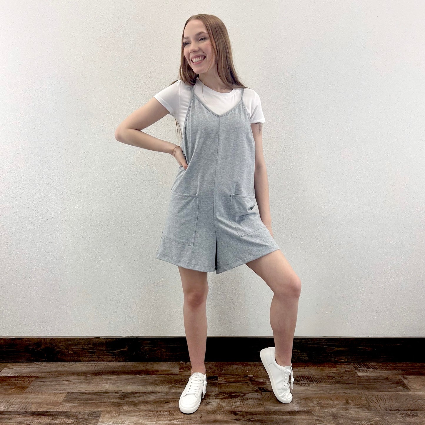 Gray Romper