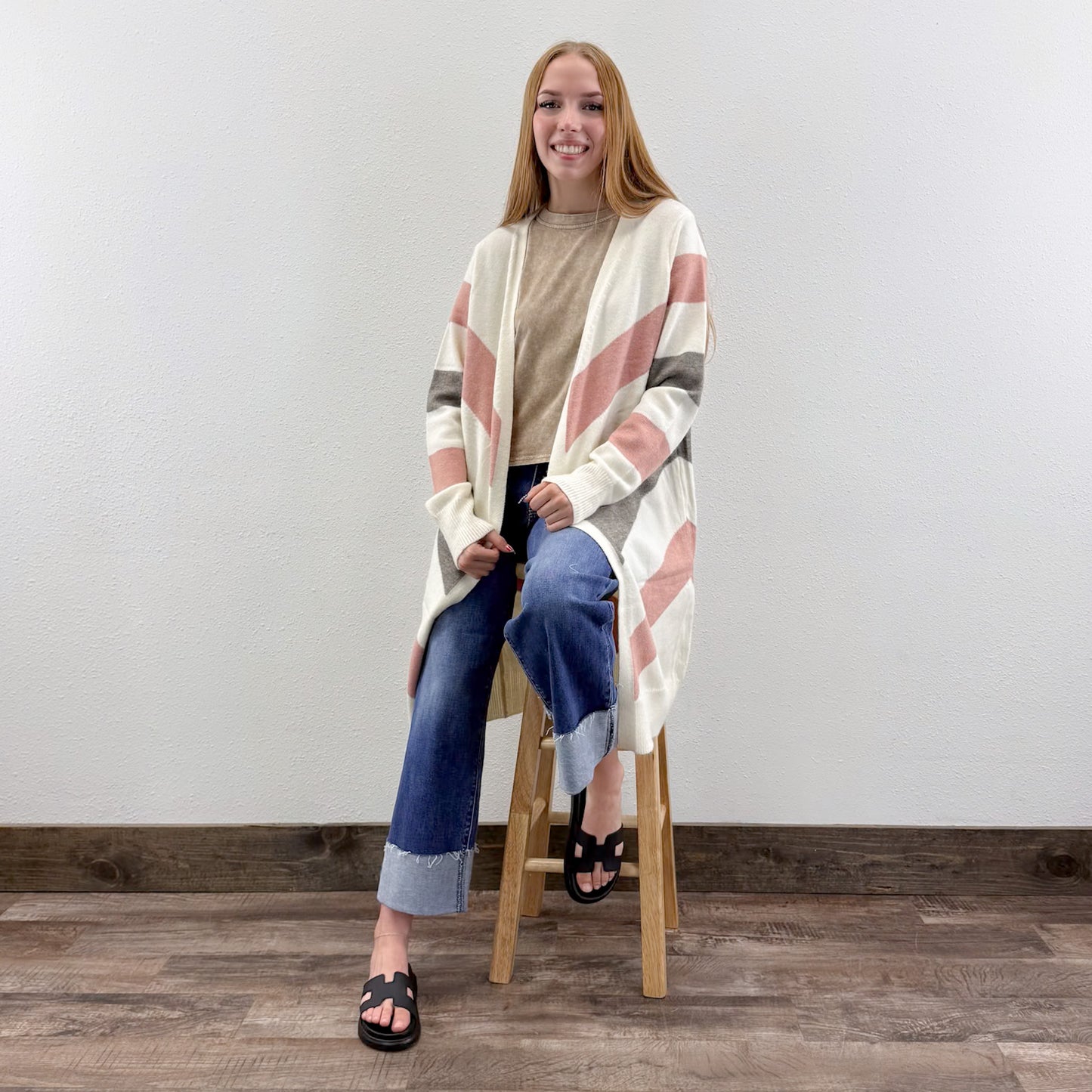 Chevron Cardigan