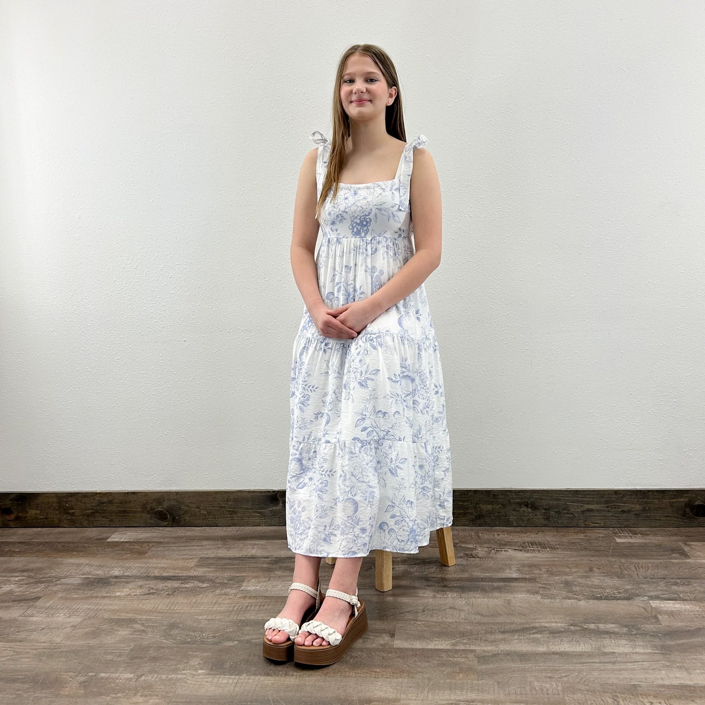 Fruit Blossom Midi Dress