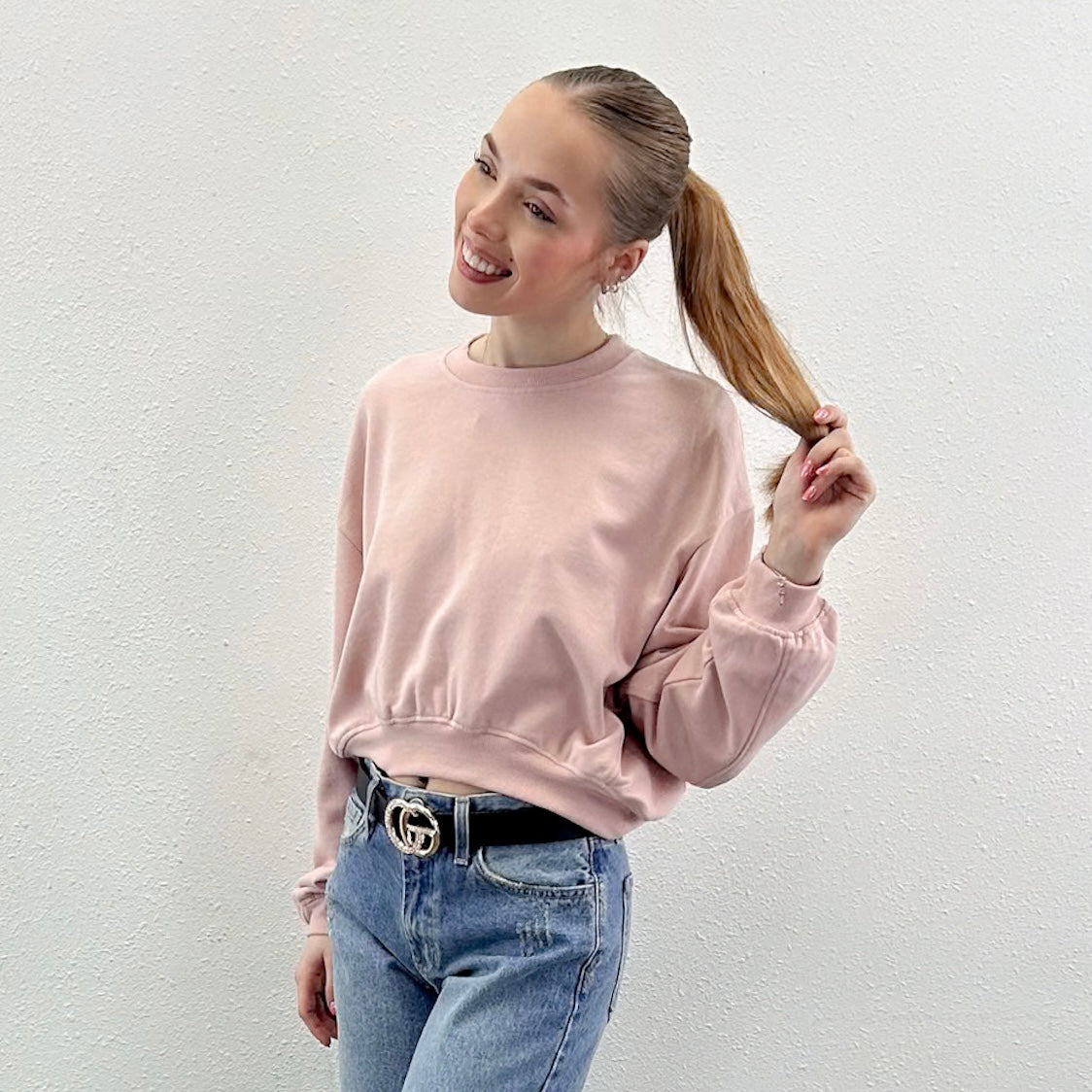 Crop Crewneck