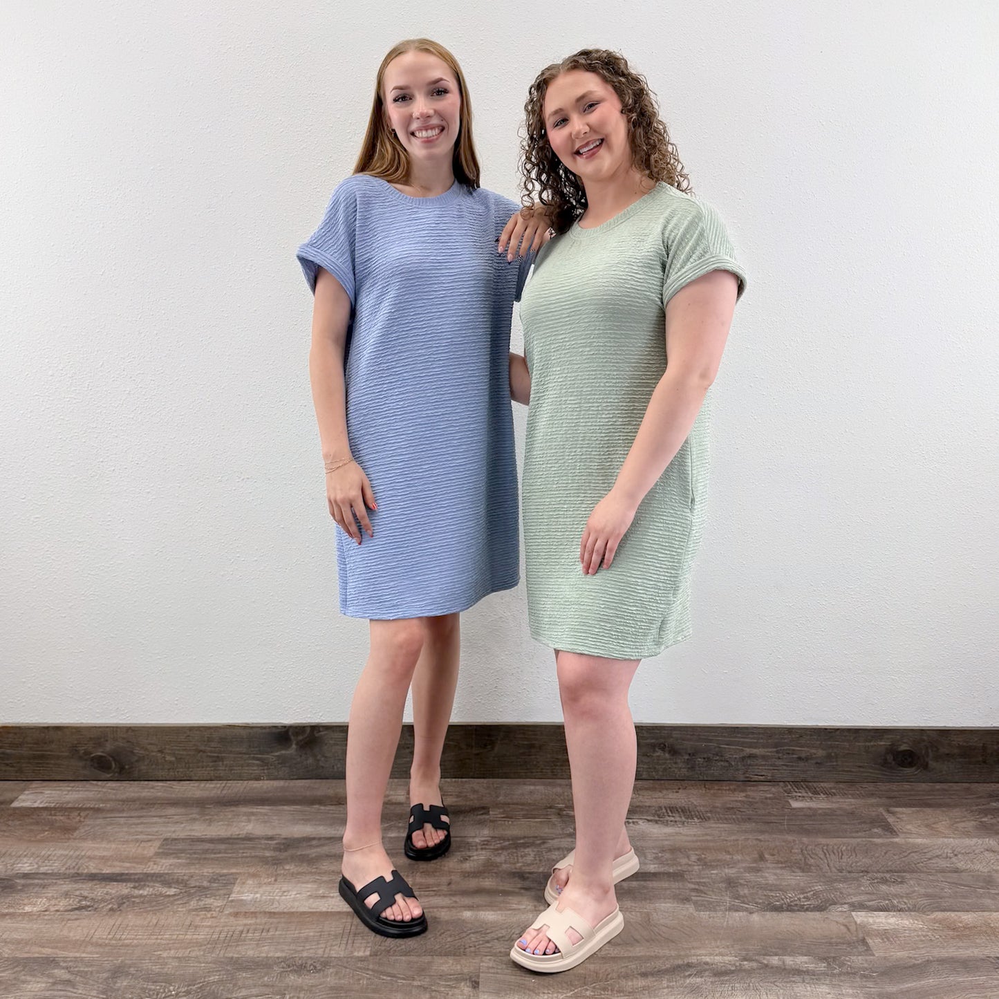 Crinkle T-Dress