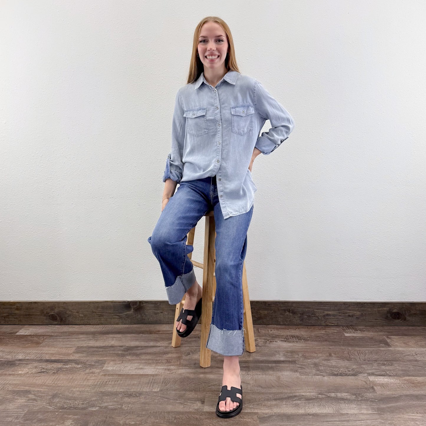 Chambray Button Down