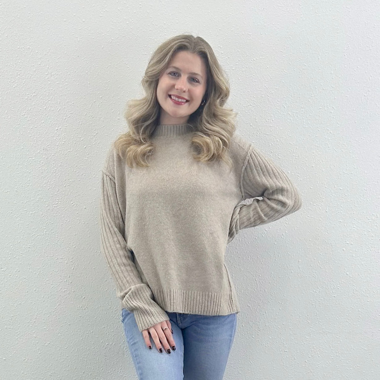 Raised Seam Sweater