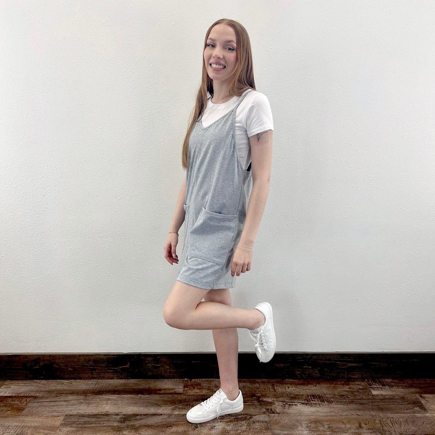 Gray Romper