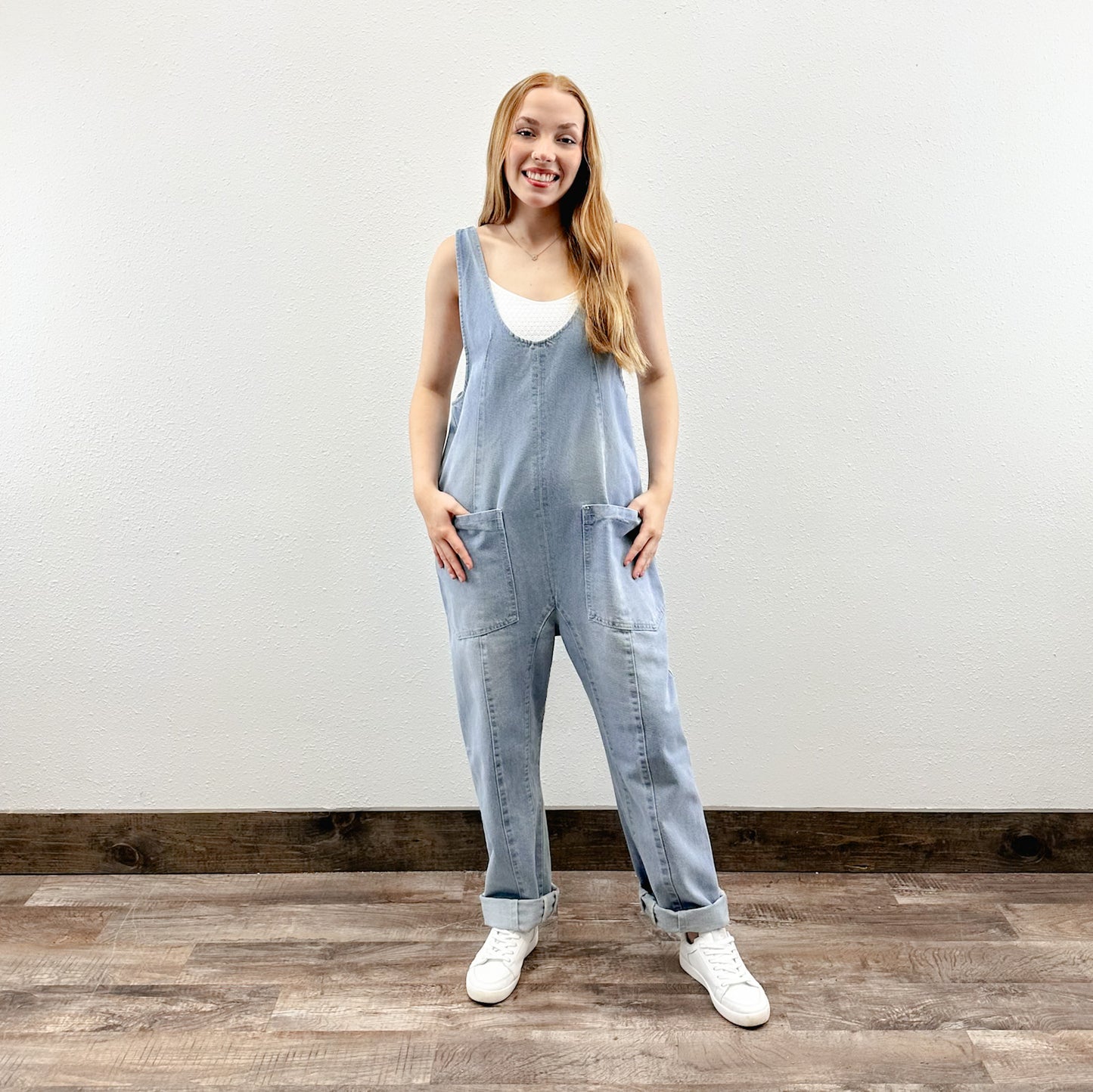 Cotton Denim Overalls