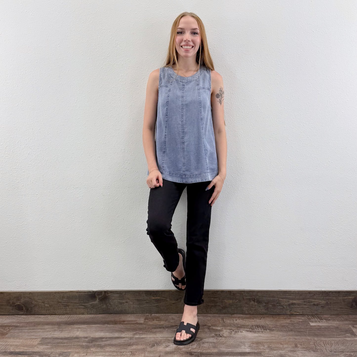 Chambray Top