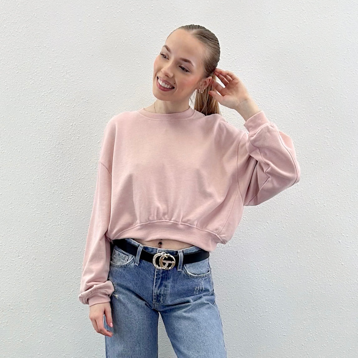 Crop Crewneck