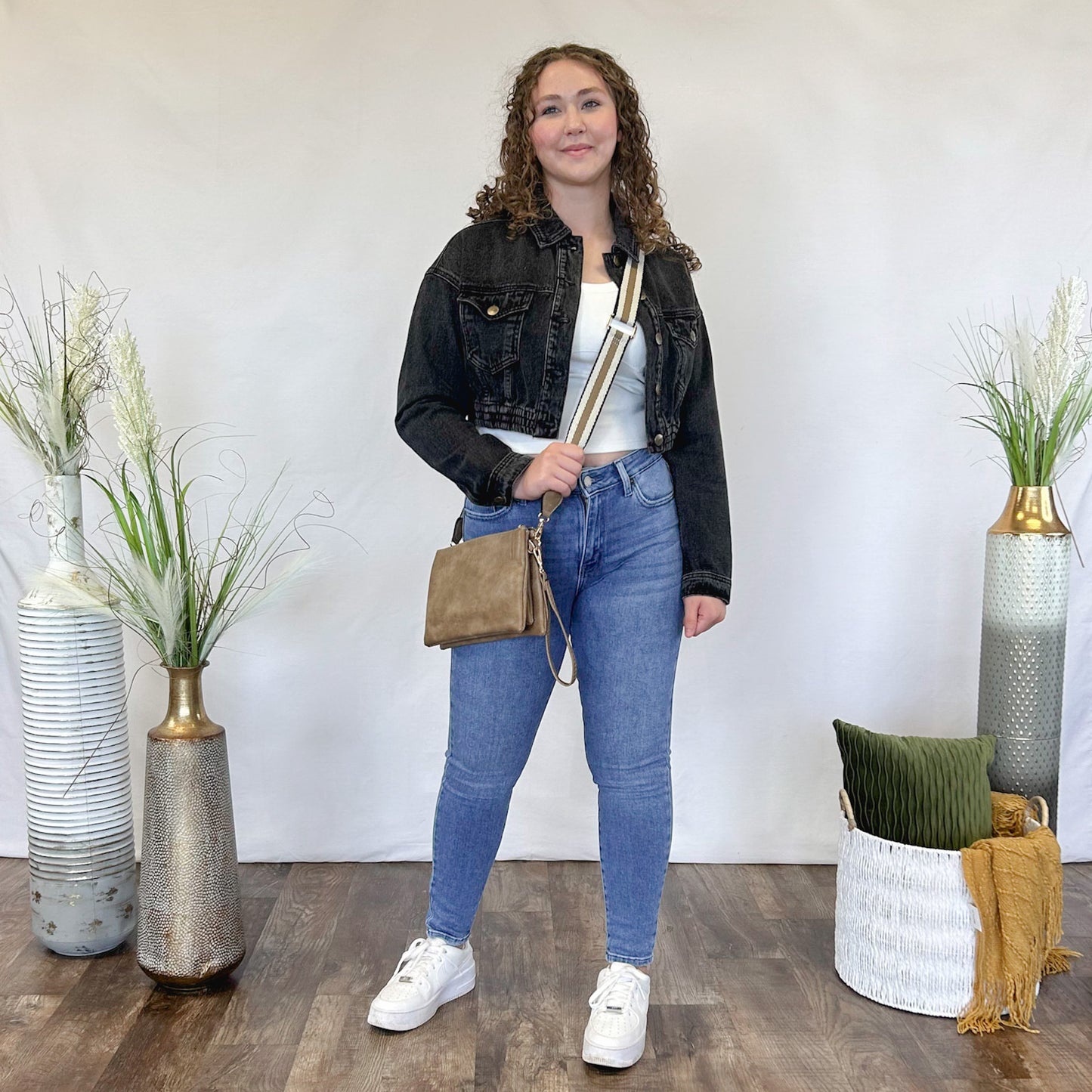 Cropped Denim Jacket