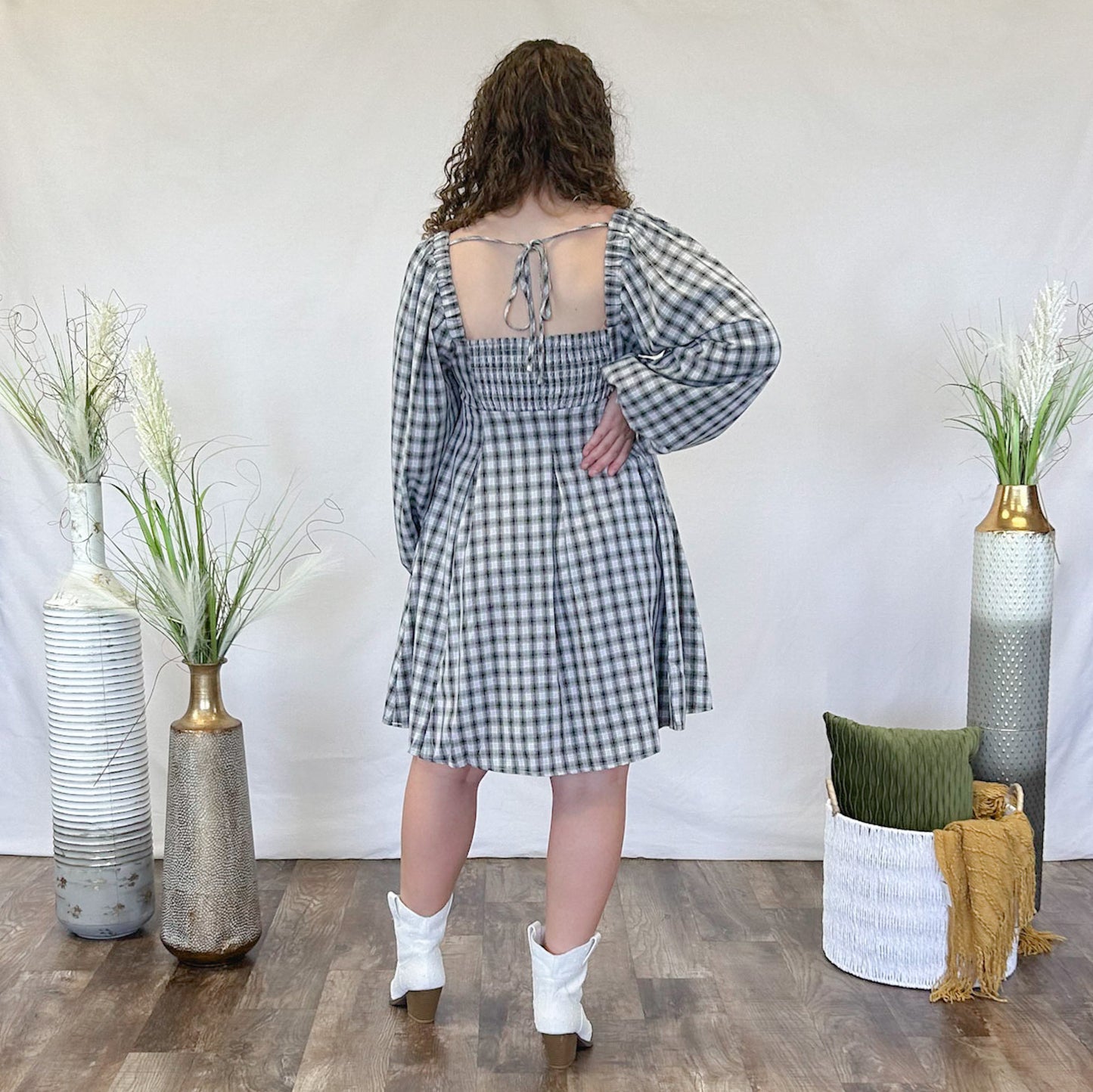 Gingham Dress