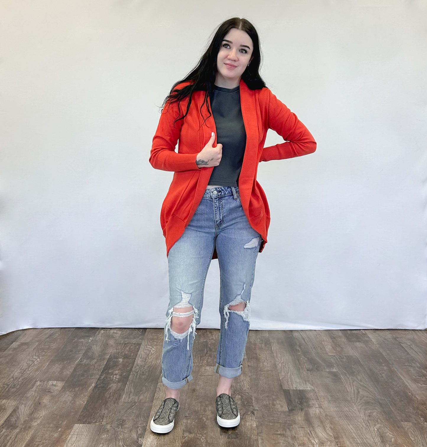 Rust Cardigan