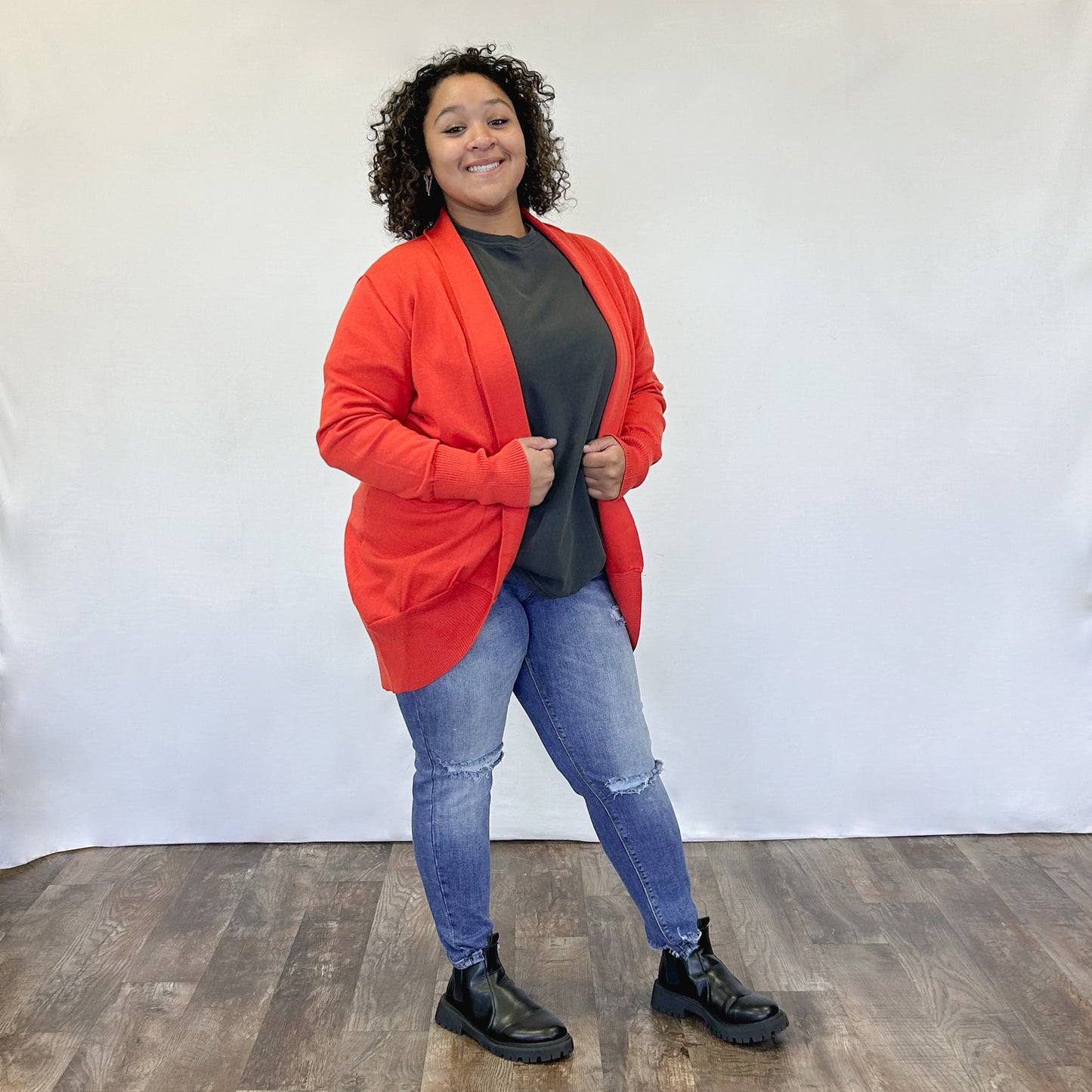 Rust Cardigan