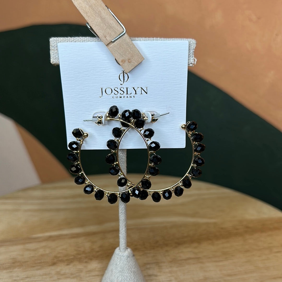 Glass Bead Hoops