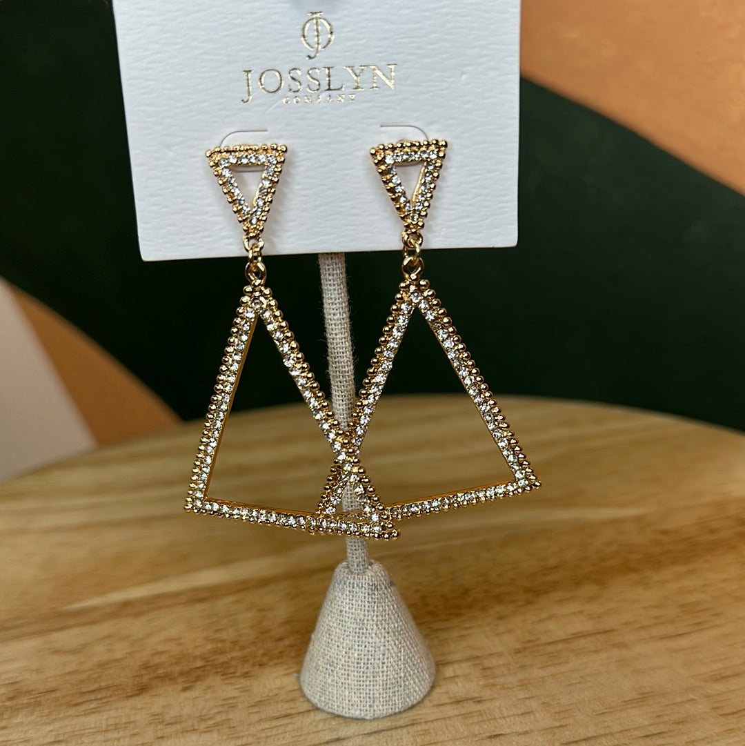 Triangle Drop Earring