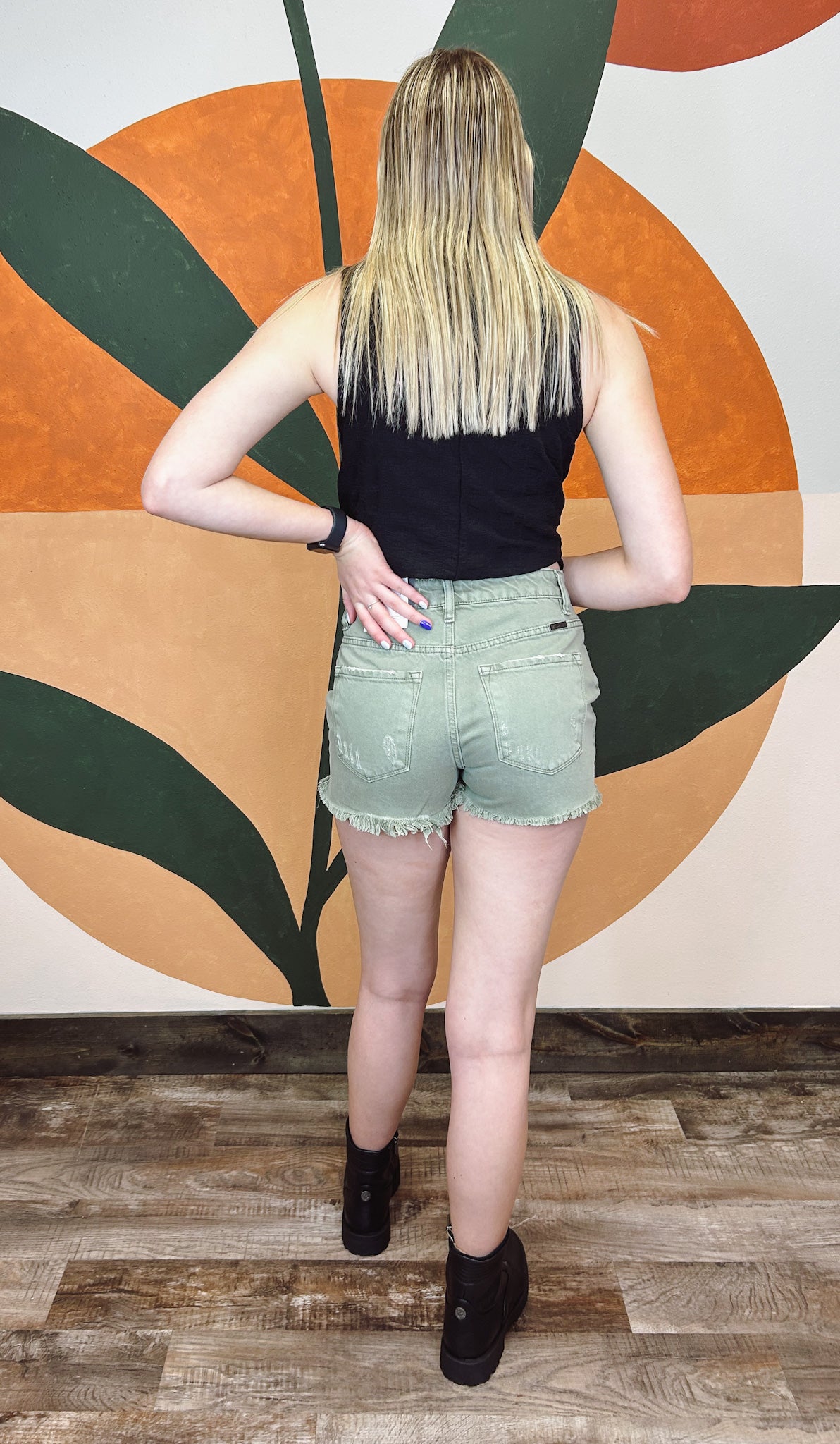 Kancan Olive Shorts