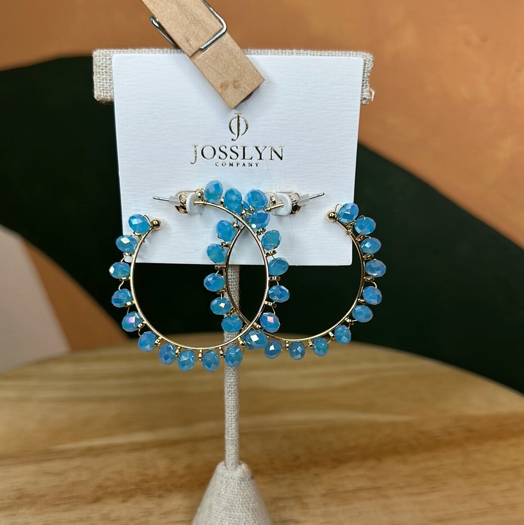 Glass Bead Hoops