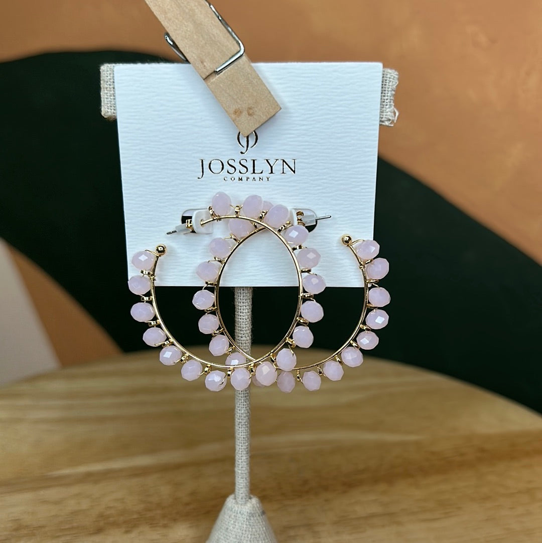 Glass Bead Hoops