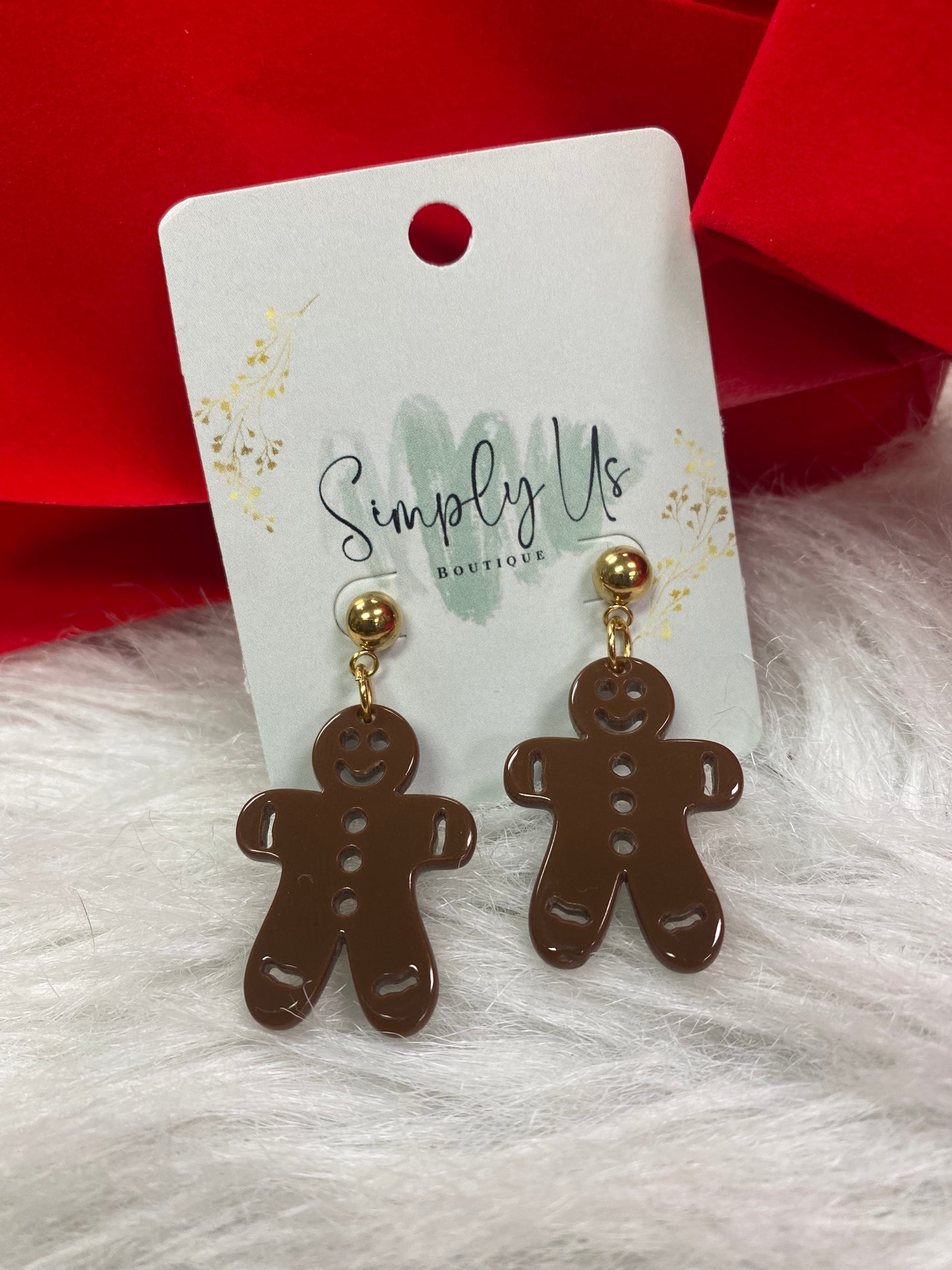 Gingerbread Earrings