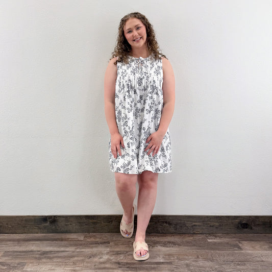 Pintuck Dress