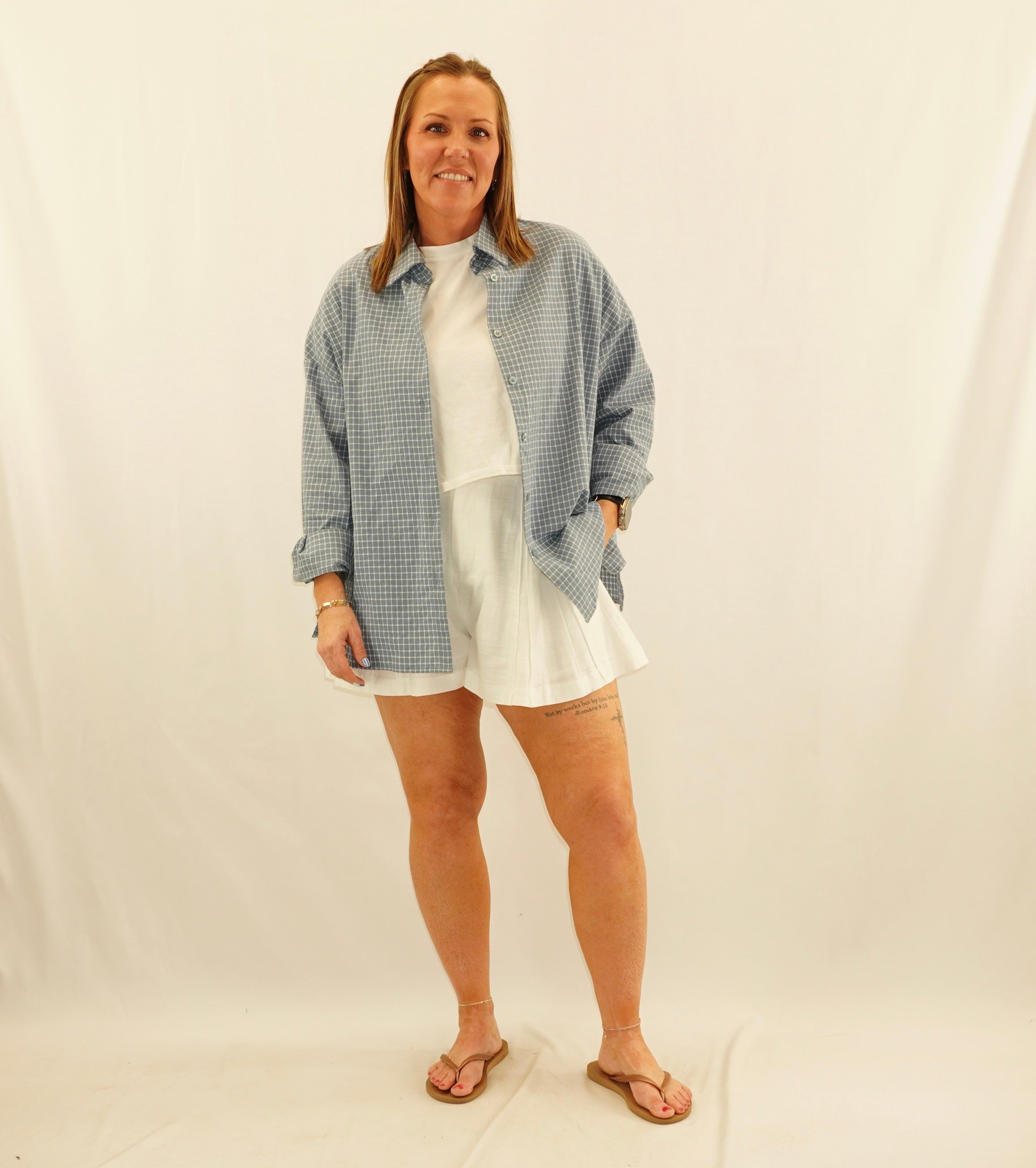 Checker Button down