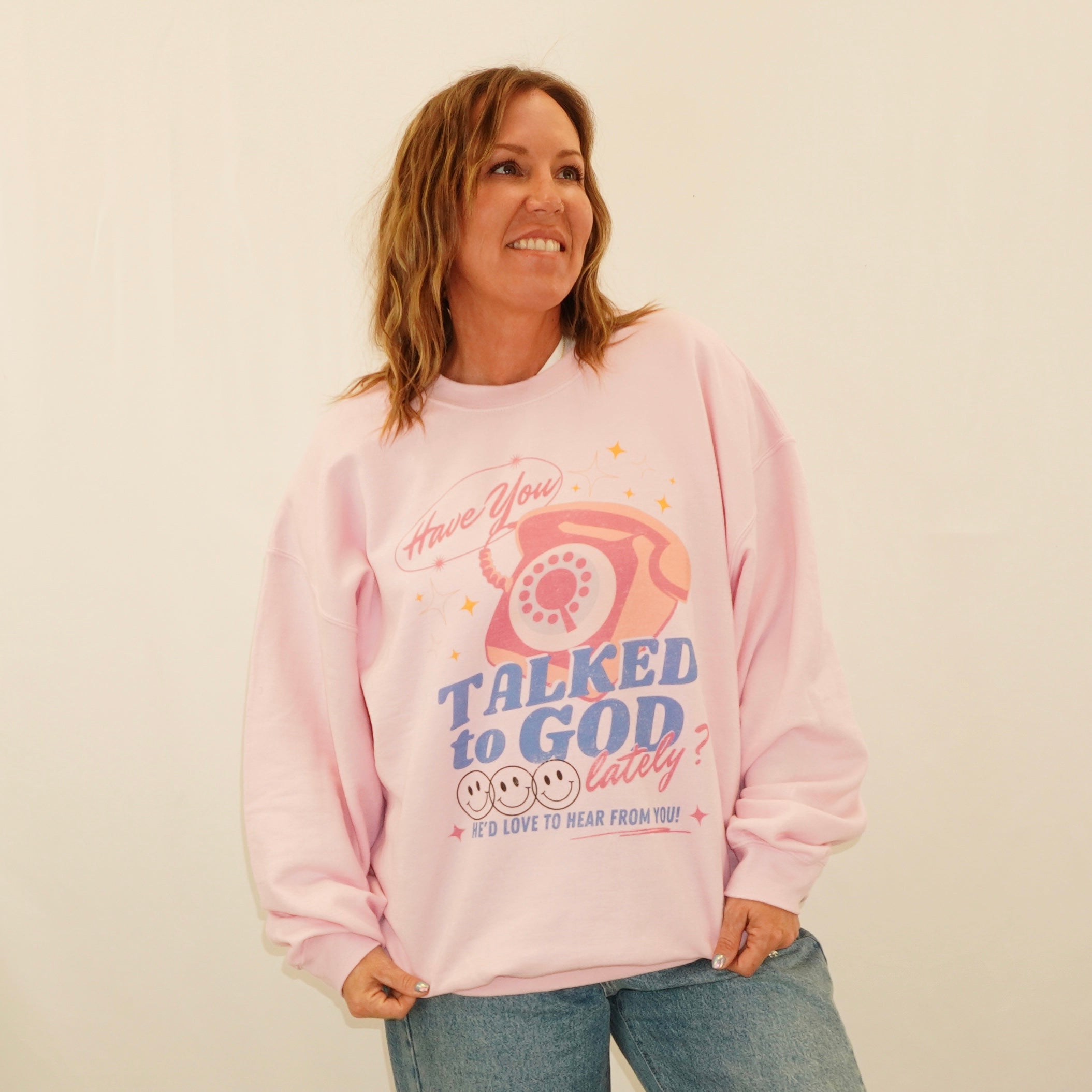 Talk to God Crewneck