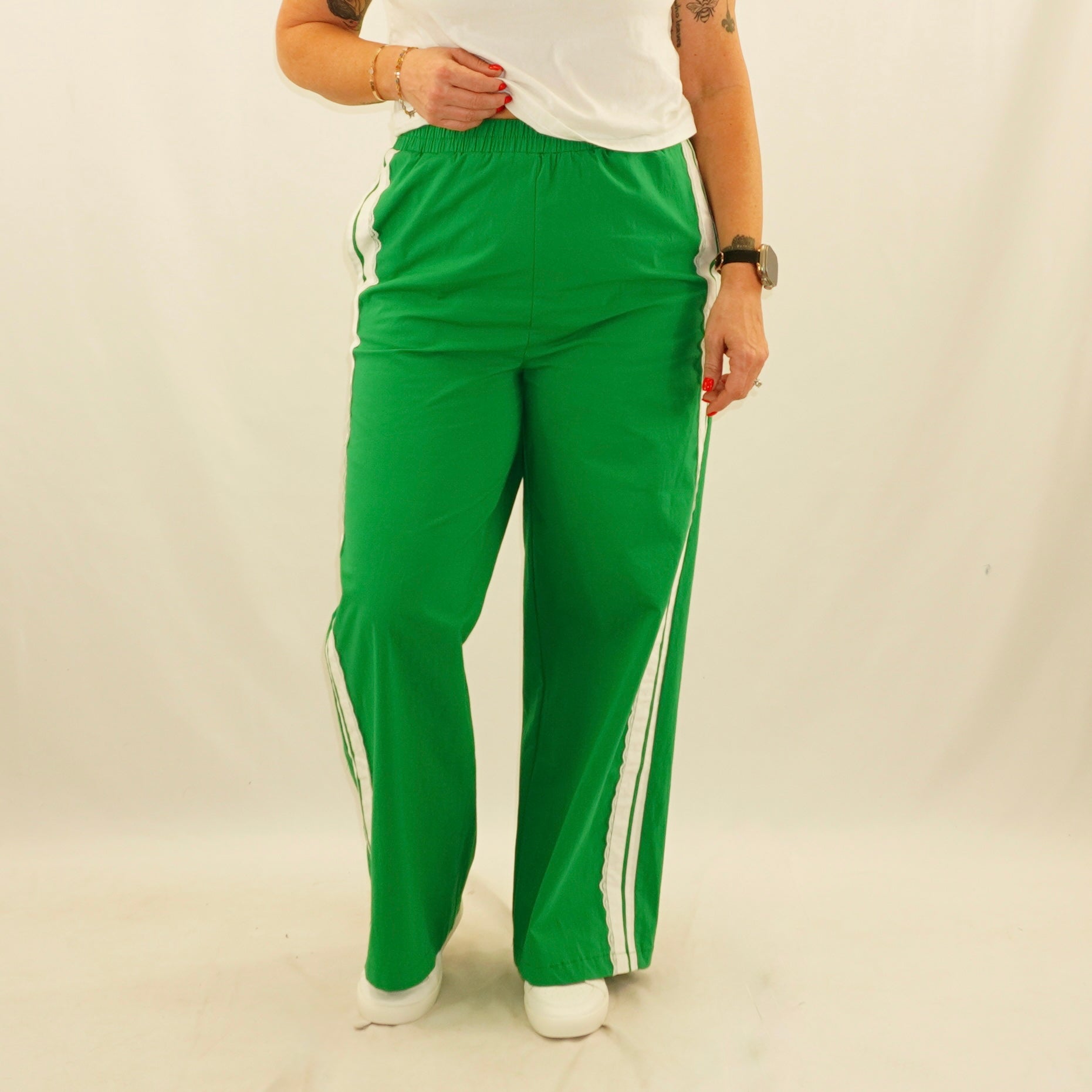 Lace Track Pants
