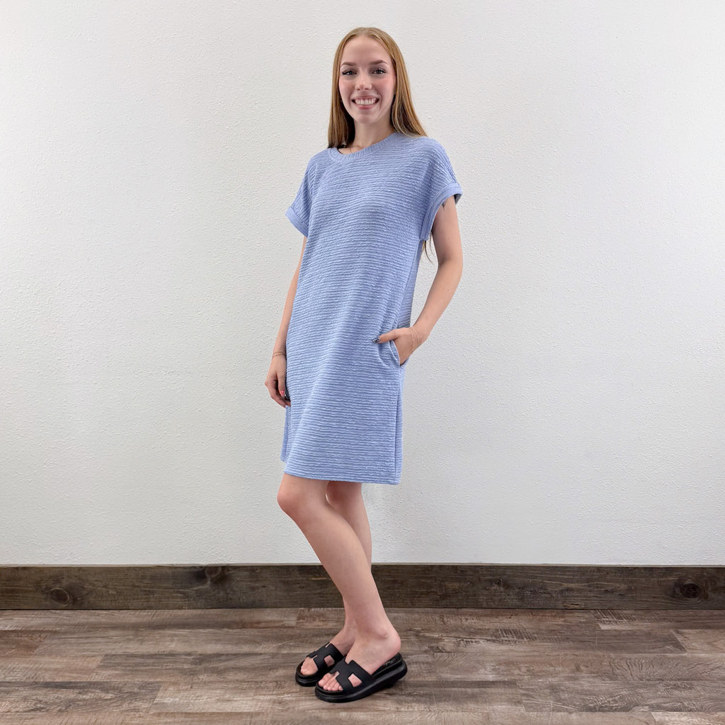 Crinkle T-Dress