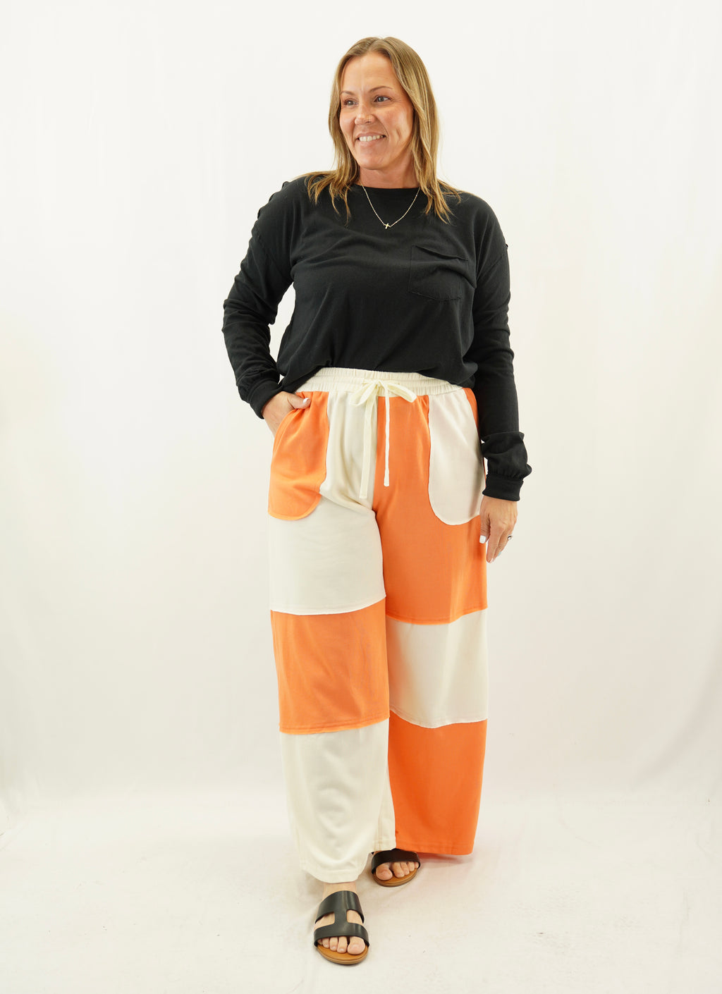 Russet Patchwork Pants