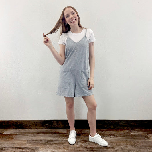 Gray Romper