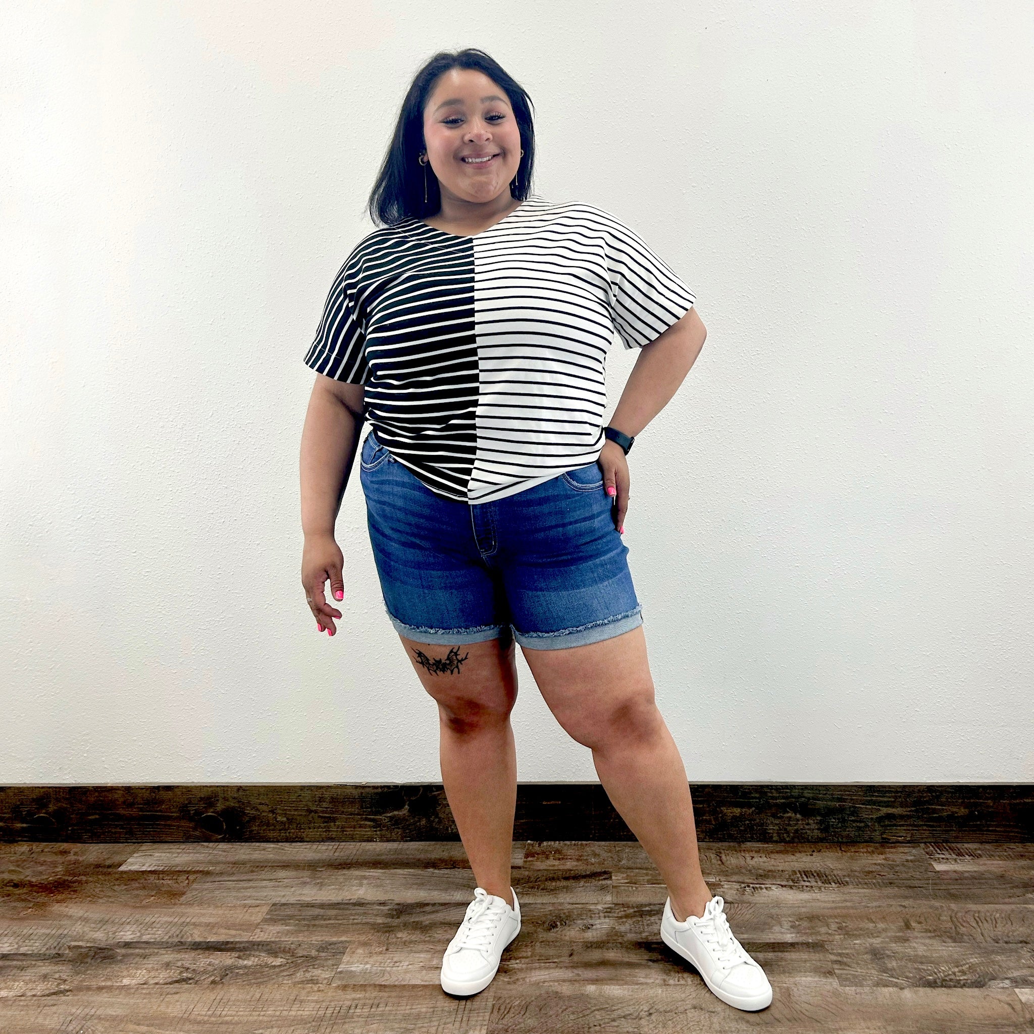 HR Fold Hem Shorts