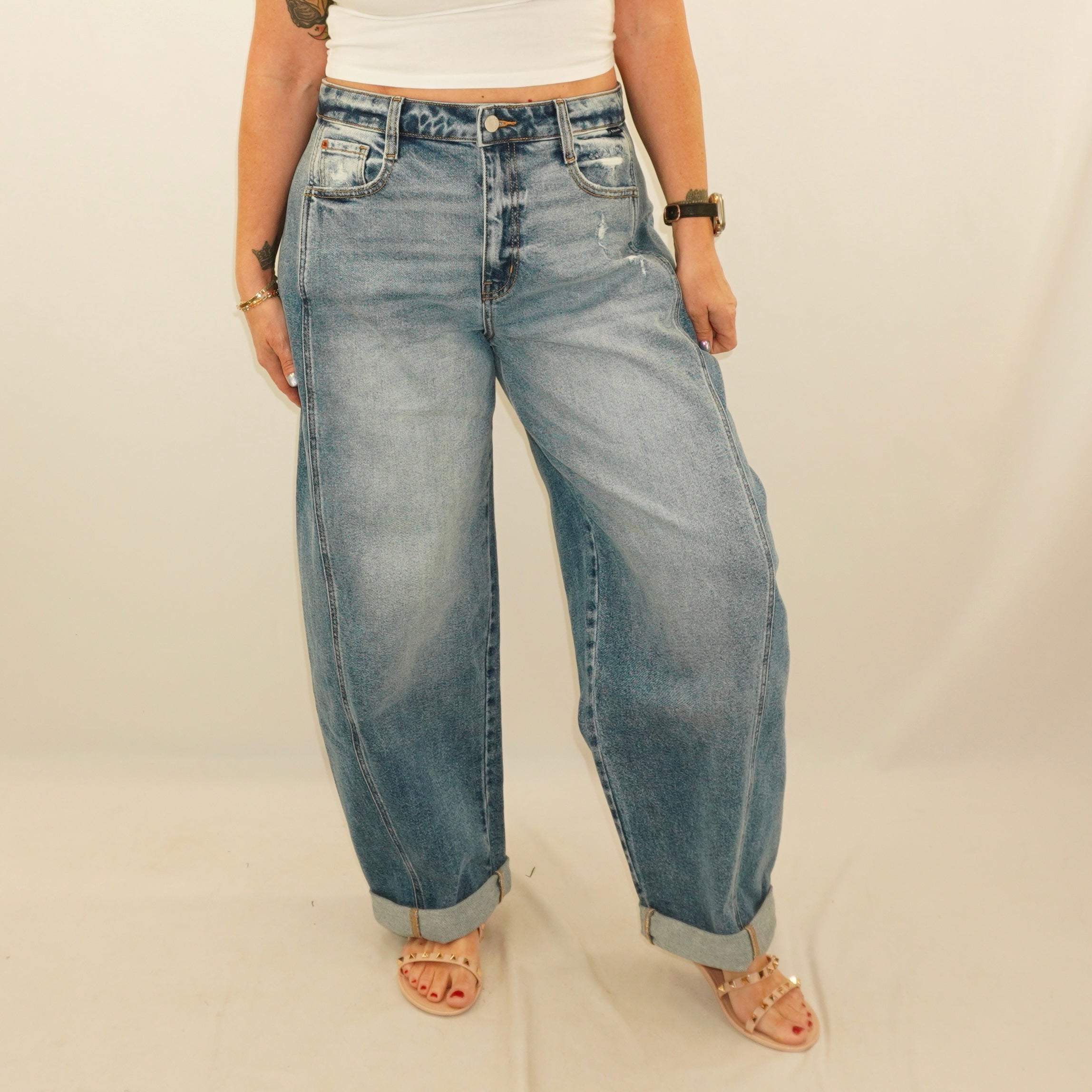 Cello Barrel Jeans