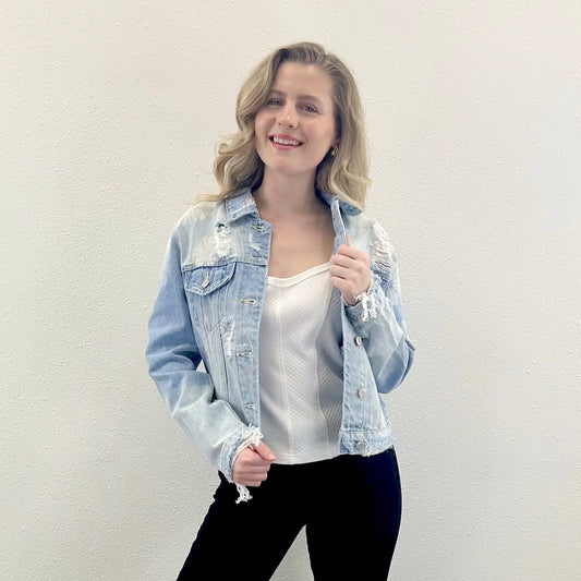Flower Denim Jacket