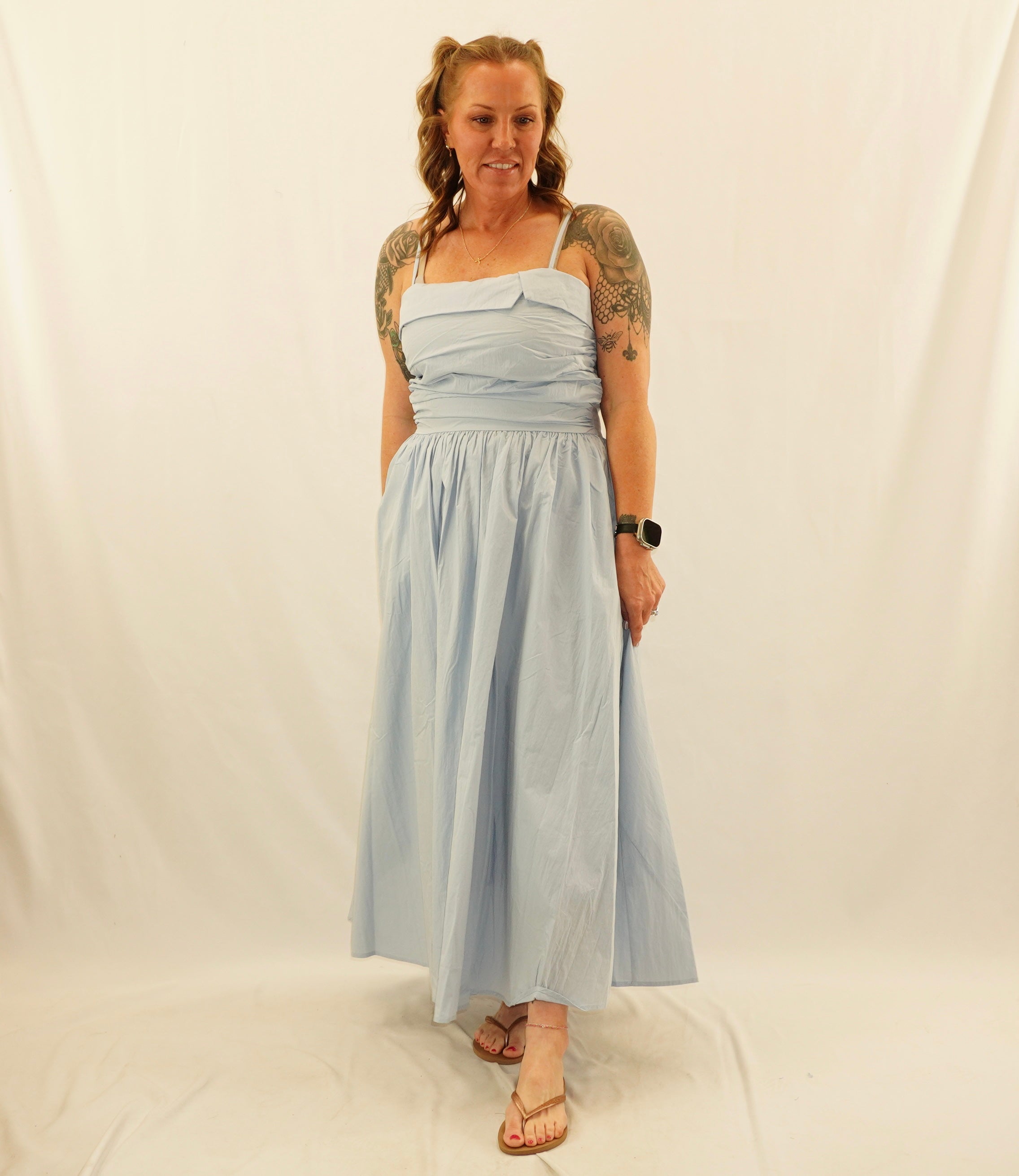 Ruched Mini Dress