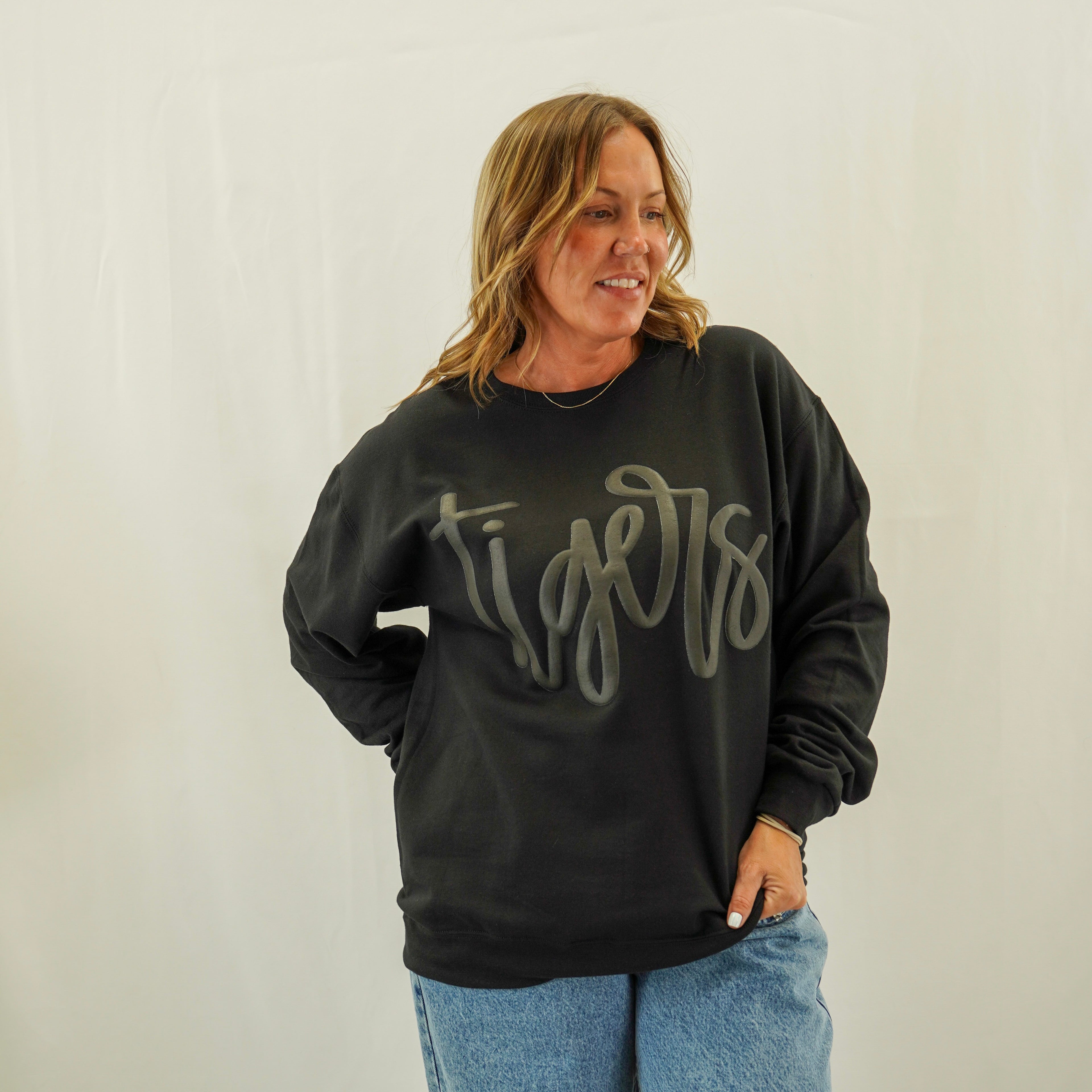 Tiger Puffer Crewneck
