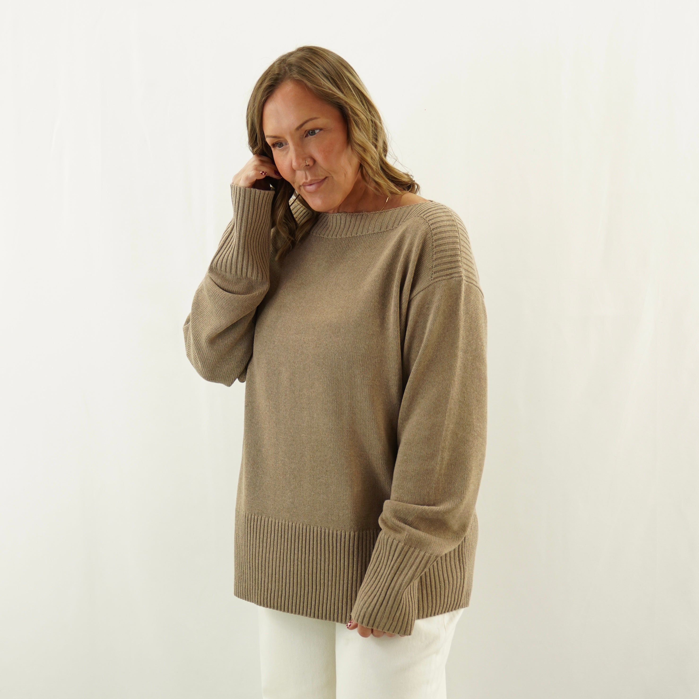 Boatneck Pullover
