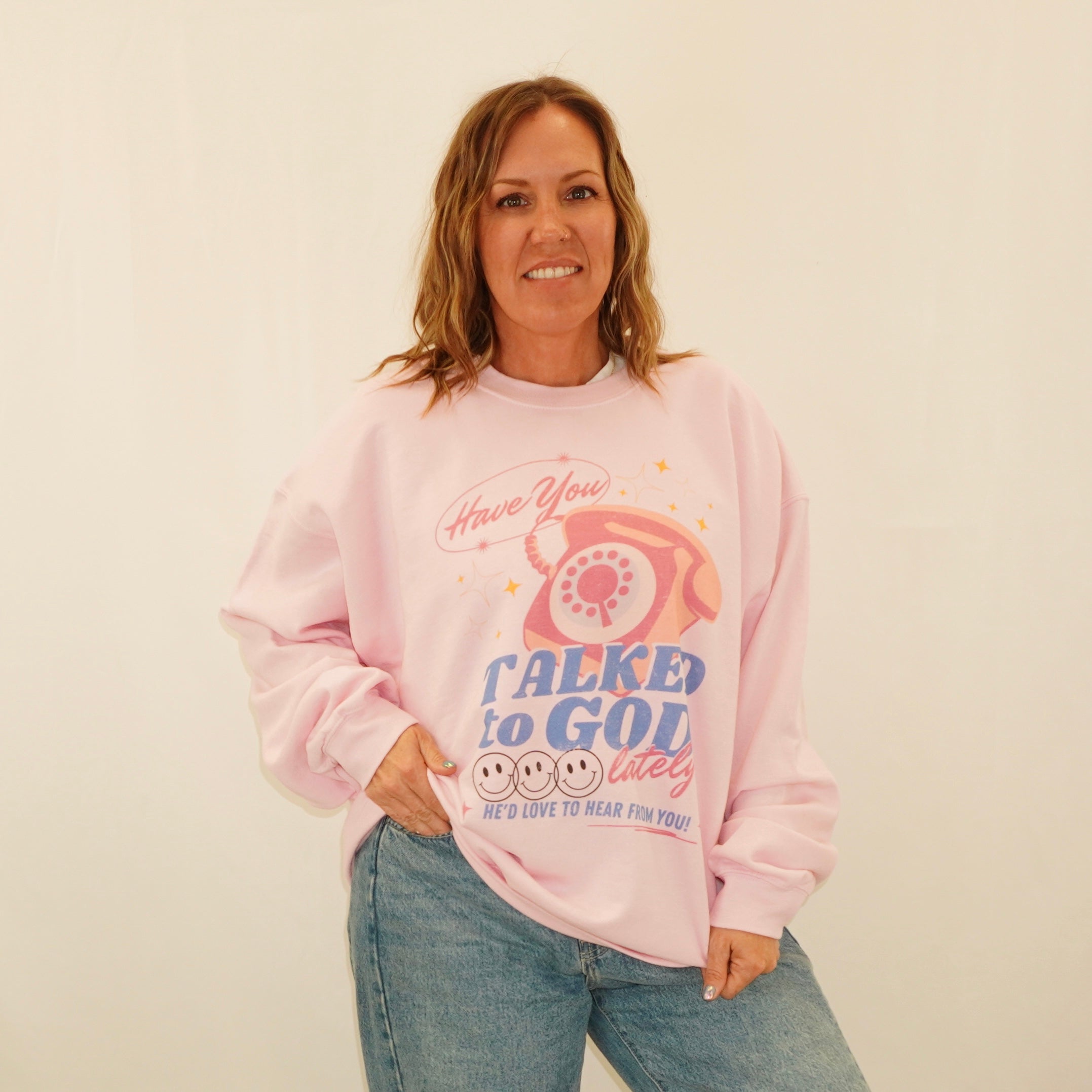 Talk to God Crewneck