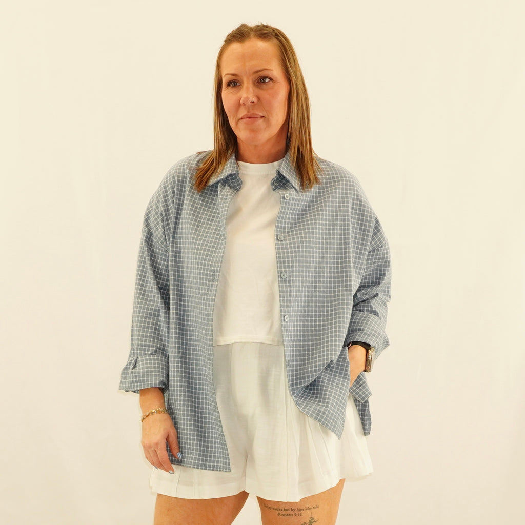 Checker Button down